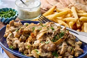 Easy Oven-Baked Stacked Chicken Gyros