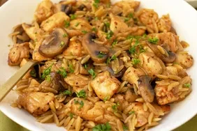 One-Pan Chicken Marsala Orzo