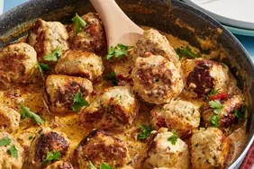 Creamy Sun-Dried Tomato Chicken Meatballs