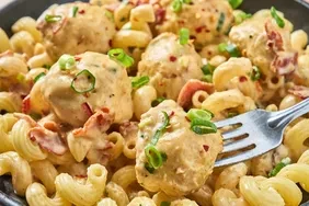 Creamy Bacon Lemon Chicken Meatballs