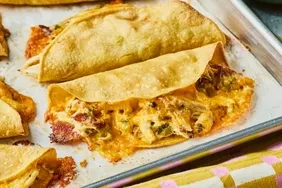 Crispy Baked Chicken Bacon Quesadillas
