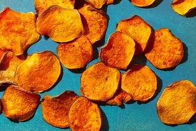 Crispy Homemade Air Fryer Sweet Potato Chips
